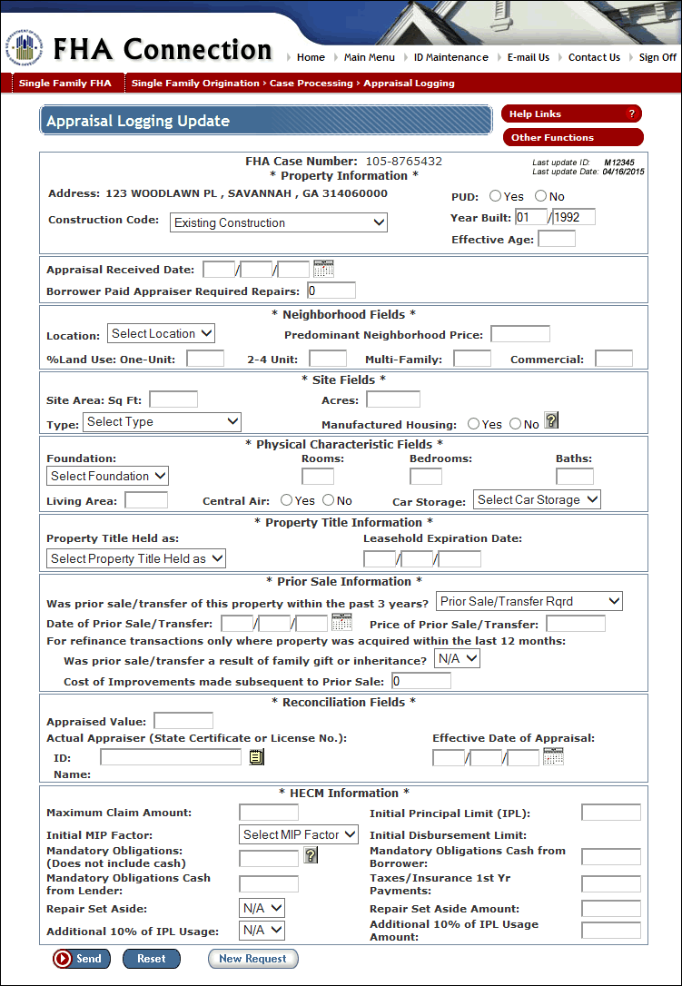 Insurance Application Update page error message for failed borrower validation