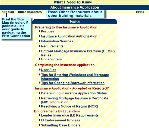 Case Processing menu page